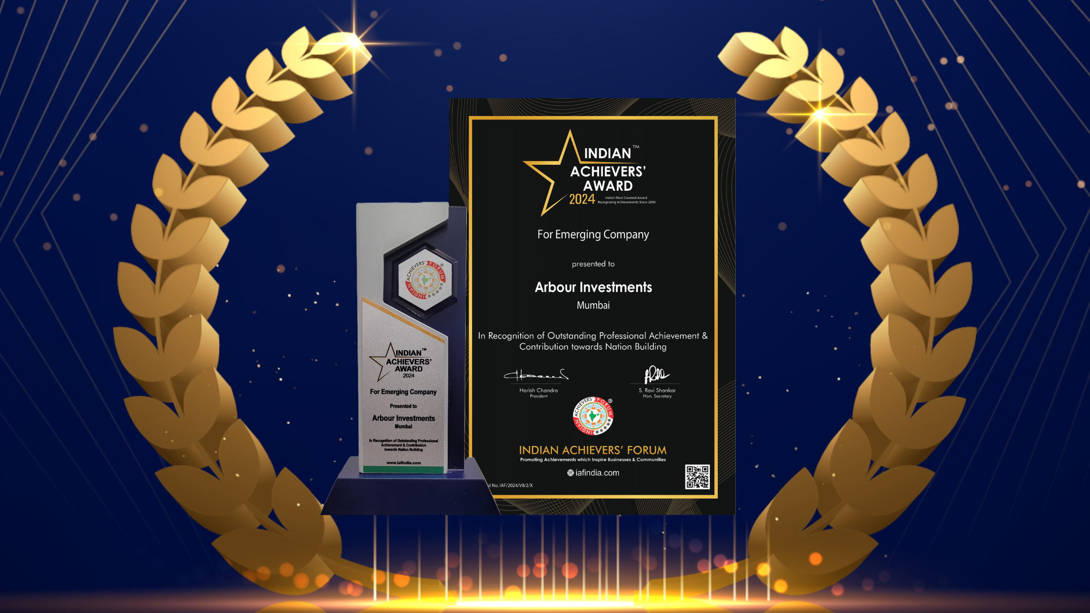 Indian Achievers' Forum Emerging Company, 2024