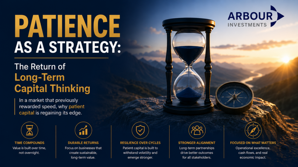 Patience as a Strategy The Return of Long-Term Capital Thinking
